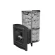 Печь банная «Атмосфера XL» сетка нержавейка с газовой горелкой